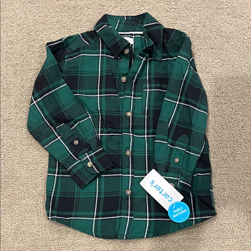 NWT! Carter’s 2T button down